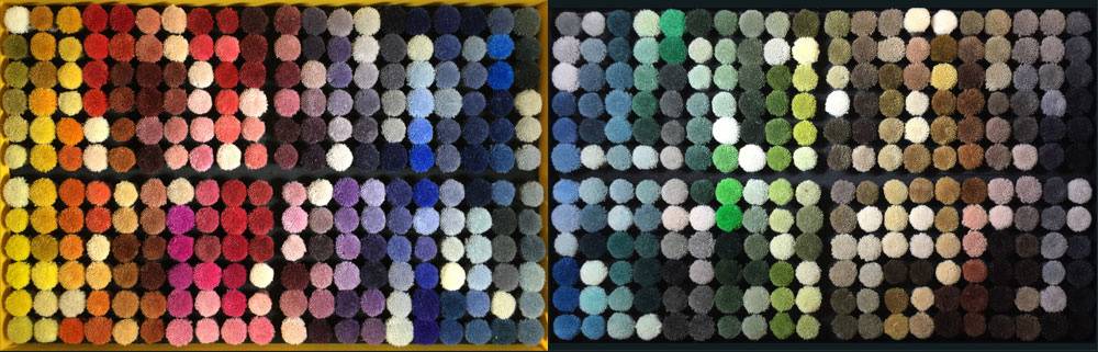 bespoke rugs - colours