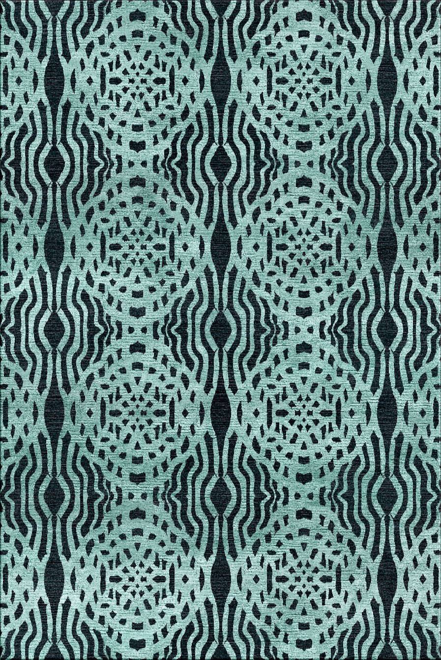 Water - Mizu 水 Rug by Louise Carrier 