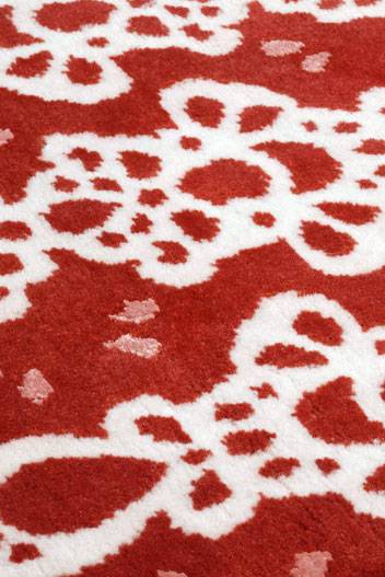 Coral Trinkets Rug by Anna Sutherland