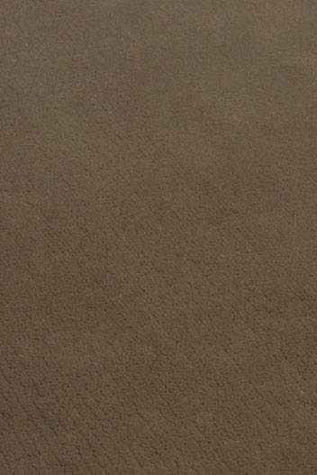 Plain Mid Brown Rug by Rug Couture